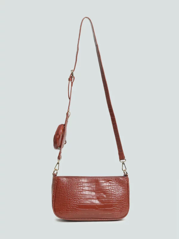 LOV Dark Rust Sling Bag
