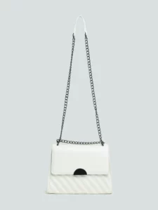 LOV Off-White Clutch Bag
