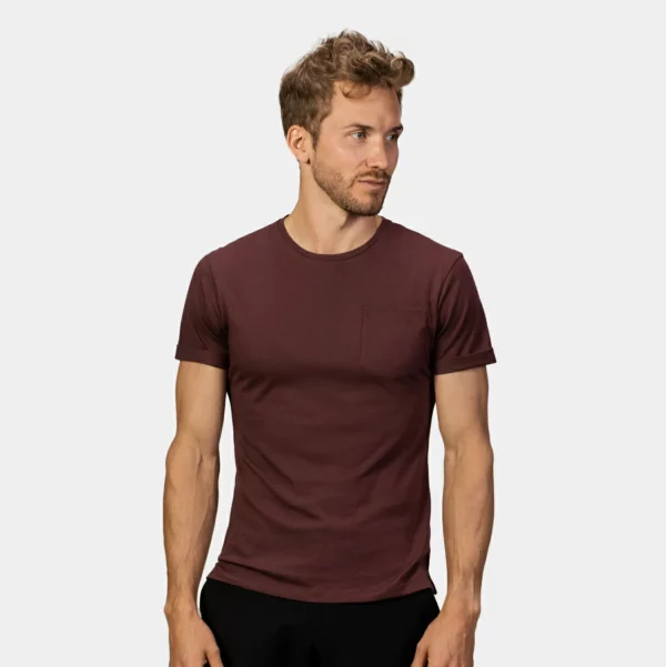 Burgundy t-shirt